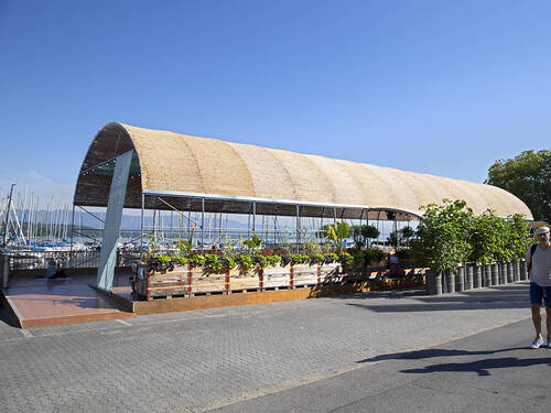 Genève une fan zone à la Canopée