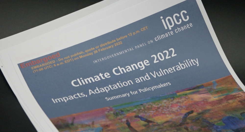 The IPCC report, “Atlas of human suffering”