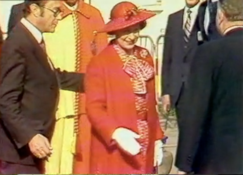 La visite de la Reine d'Angleterre à Genève en 1980