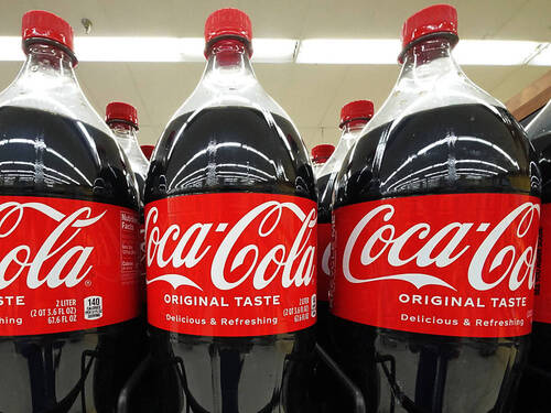 CocaCola voit son chiffre d'affaires trimestriel croître