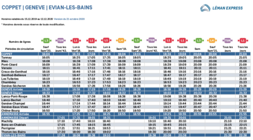 Les horaires du Léman Express sont connus