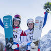 Zogg et Jenny sur le podium du géant parallèle