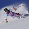 Lara Gut-Behrami au départ à Val d'Isère