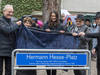 Inauguration de la "Place Hermann Hesse" à Bâle