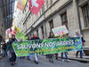 Une cinquantaine de manifestants pour sauver les arbres genevois