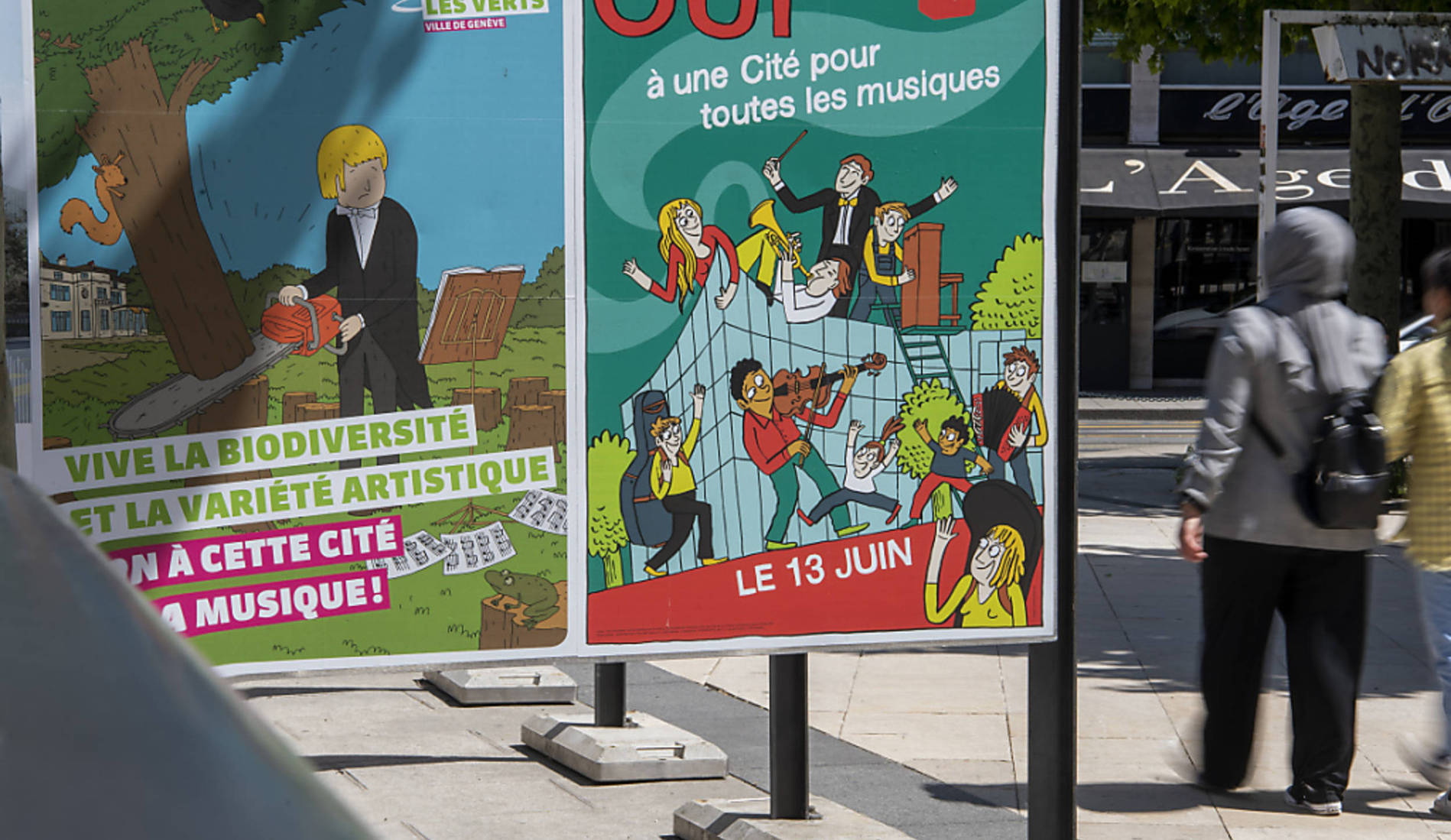 Les partisans de la Cité de la Musique, à Genève, tirent la prise