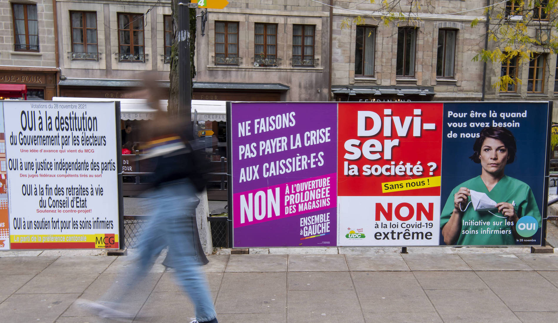 Votations: Loi Covid et soins infirmiers acceptés, l'ouverture prolongée des magasins refusée