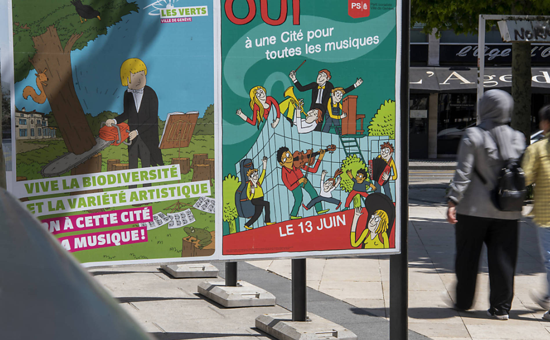 Les partisans de la Cité de la Musique, à Genève, tirent la prise
