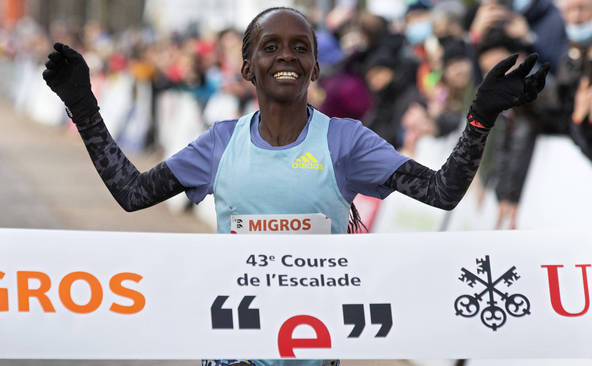 Feliciana Jepkosgei remporte la Course de l'Escalade