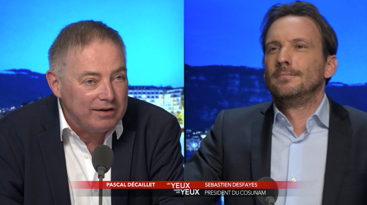 Exercice d'hélitreuillage  Léman Bleu Télévision